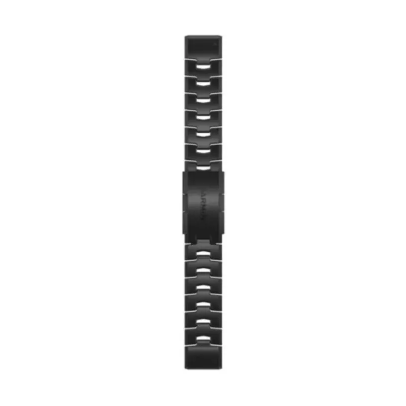 Garmin QuickFit 22 mm Bands for fenix 6, Vented Titanium Bracelet - Carbon Grey DLC Coating | 010-12863-09
