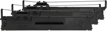 Epson SIDM Black Ribbon Cartridge for PLQ-20/22, 3-Pack | C13S014339BA