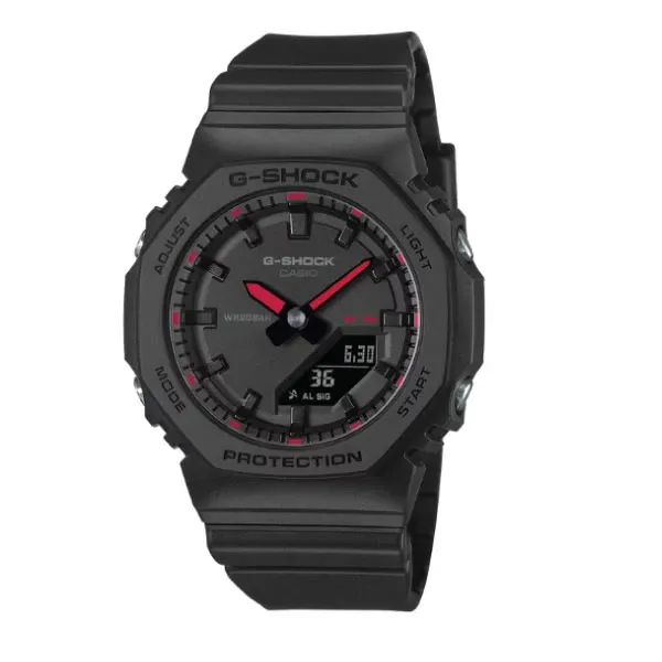 Casio G-SHOCK Women Watch - Black & Red | GMA-P2100SA-1A1DR