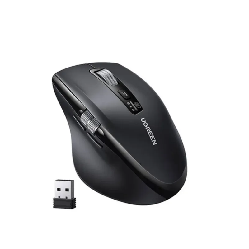 UGREEN M751 Bluetooth & Silent Wireless Mouse — Multi-Mode 5000DPI with Side Thumb Wheel | 45792