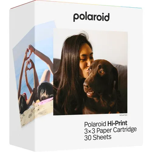 Polaroid Hi Print 3x3 Paper Cartridge - 30 Sheets | POLFMHIPR3X3/30SH