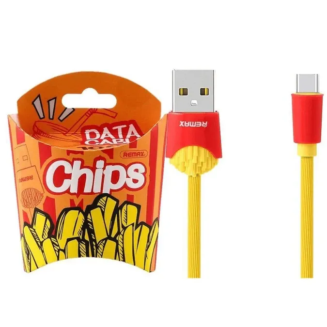 Remax Chips RC-114A 1m USB to USB-C Cable Yellow CAB-USB-TYPE-C-1M-Y | RC-114A