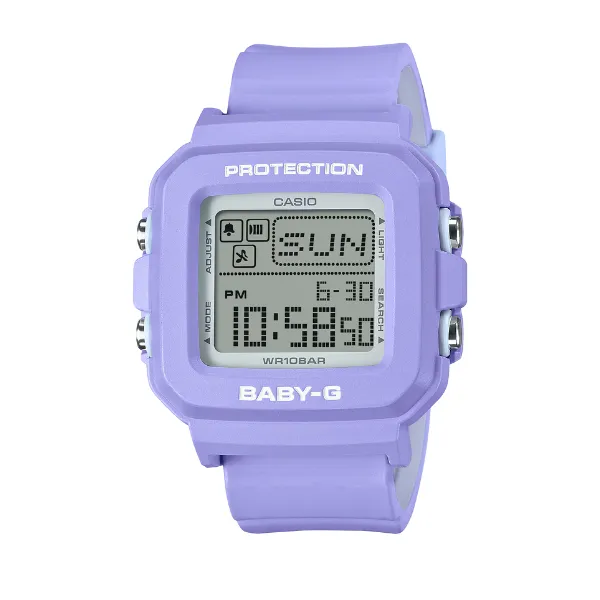 Casio Baby-G Women Digital Watch - Black / Purple | BGD-10KKM-1DR