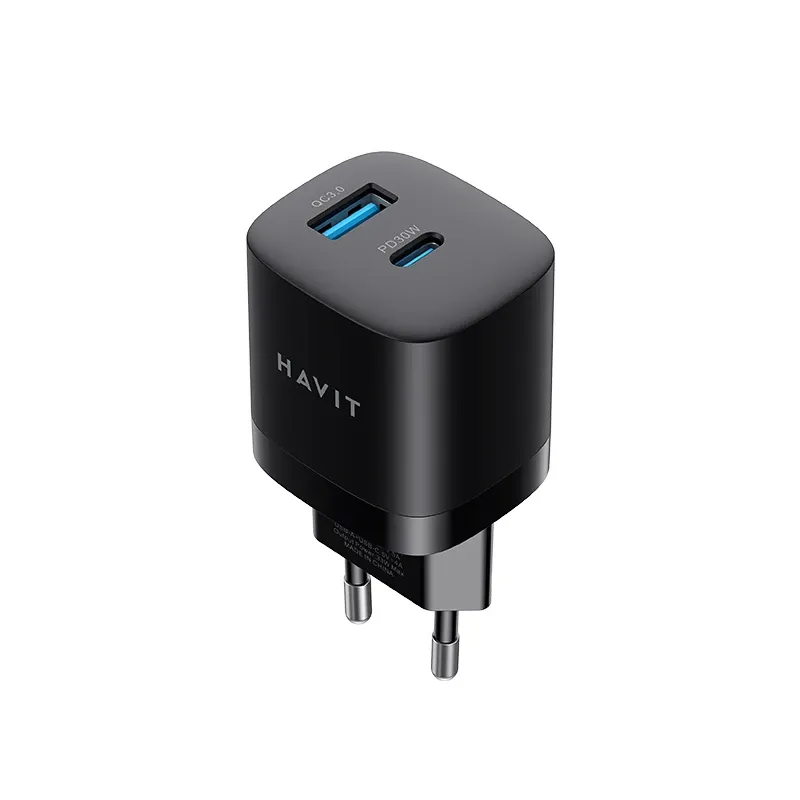 Havit Wall Travel Adapter Type-C - Black | UC30