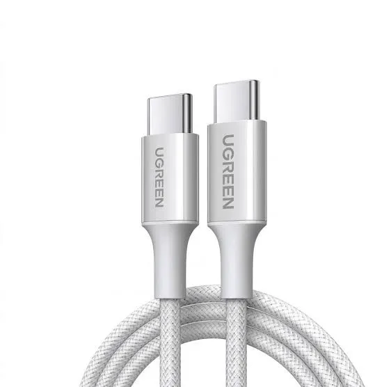 UGREEN L501 USB-C to USB-C 60W Braided Cable 1m - Titanium Gray | 35465