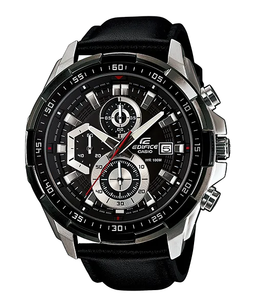 Casio Edifice Men Chronograph Watch - Black | EFR-539L-1AVUDF