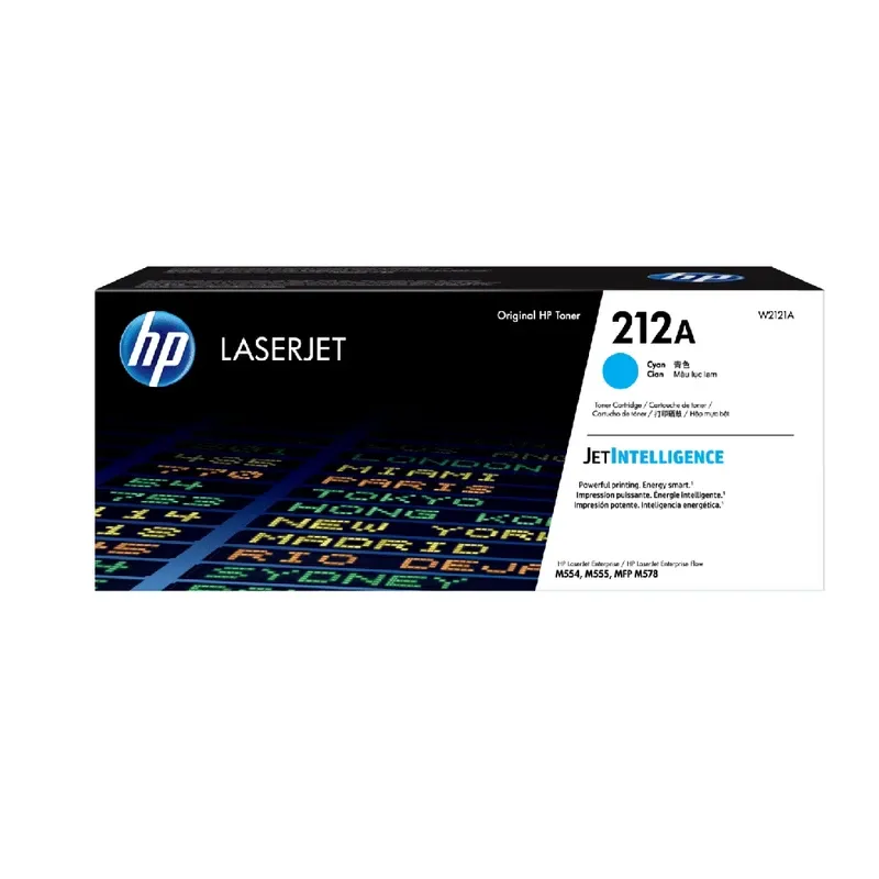 HP 212A Original LaserJet Toner Cartridge - Cyan | W2121A