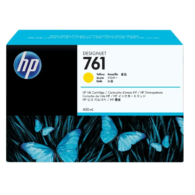 HP 761 400-ml Original DesignJet Ink Cartridge - Yellow | CM992A