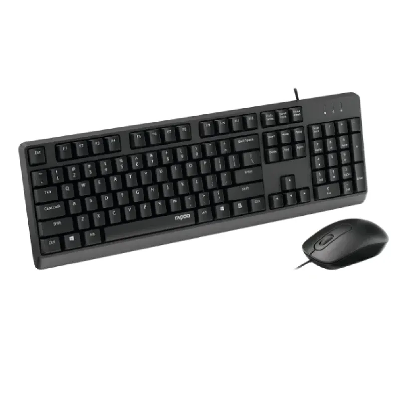 Rapoo NX1500 Keyboard and Mouse Combo, Wired Mouse And Keyboard