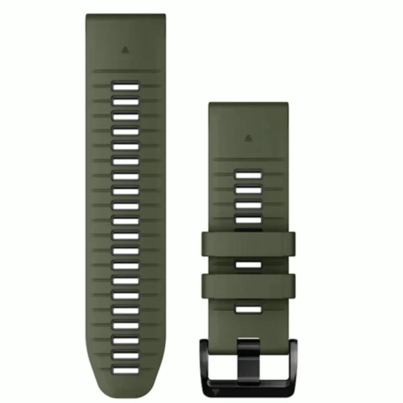 Garmin QuickFit 26 Watch Bands Moss/Graphite Silicone | 010-13281-07