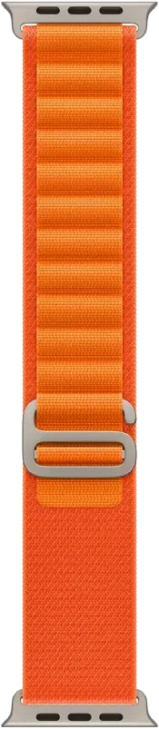 WiWU Magnetic Silicone Watch Band 42/44/45/49 for Apple Watch - Starlight + Orange | WI-WB001