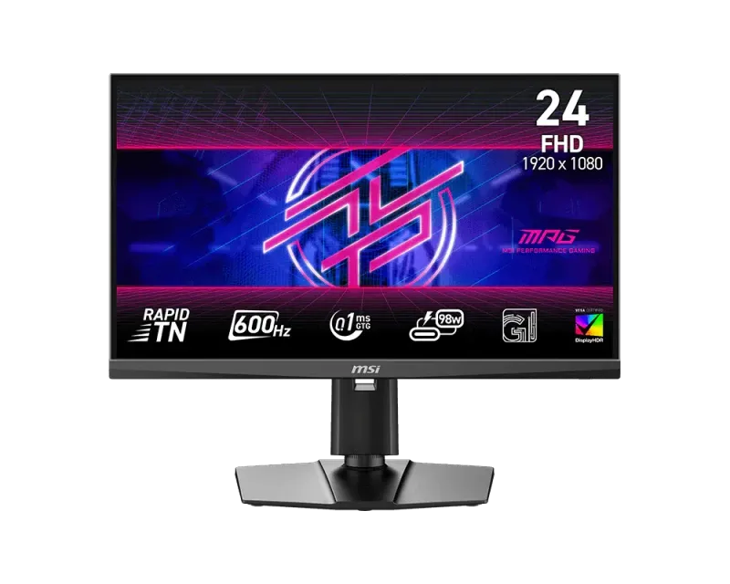 MSI MPG 24″ FHD 600Hz Rapid TN Gaming Monitor | MPG 242R X60N