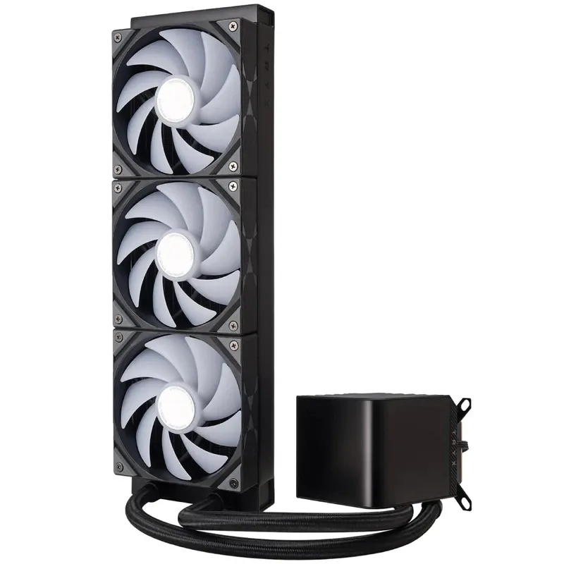 Tryx Panorama SE ARGB Rotatable AMOLED Screen Liquid Cooler - Black | LP360L-AM-G0K