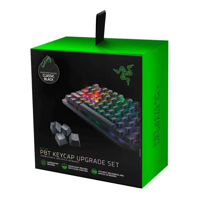 Razer PBT Keycap Upgrade Set - Classic Black | RC21-01490100-R3M1
