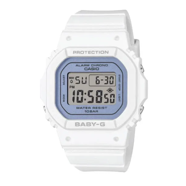 Casio Baby-G Women Digital Watch - White | BGD-565SC-2BDR