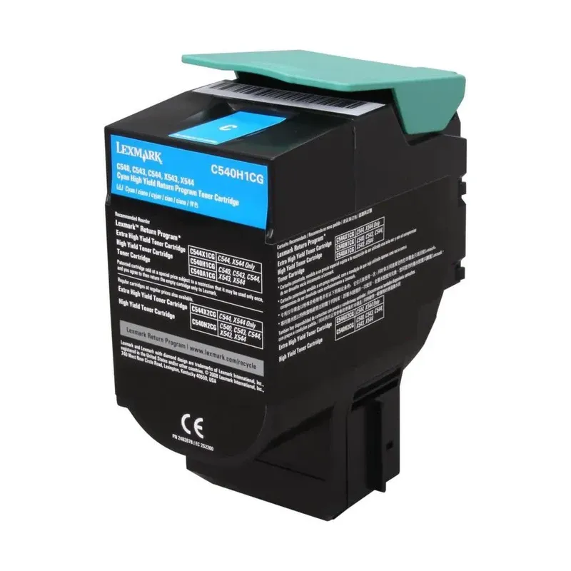 Lexmark C540 High Yield Original Toner - CYAN | C540H1CG