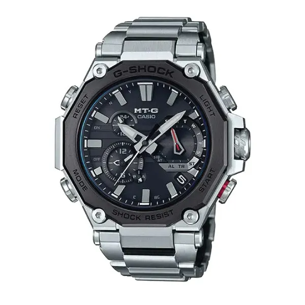Casio G-SHOCK MT-G Men Watch - Silver Black | MTG-B2000D-1ADR