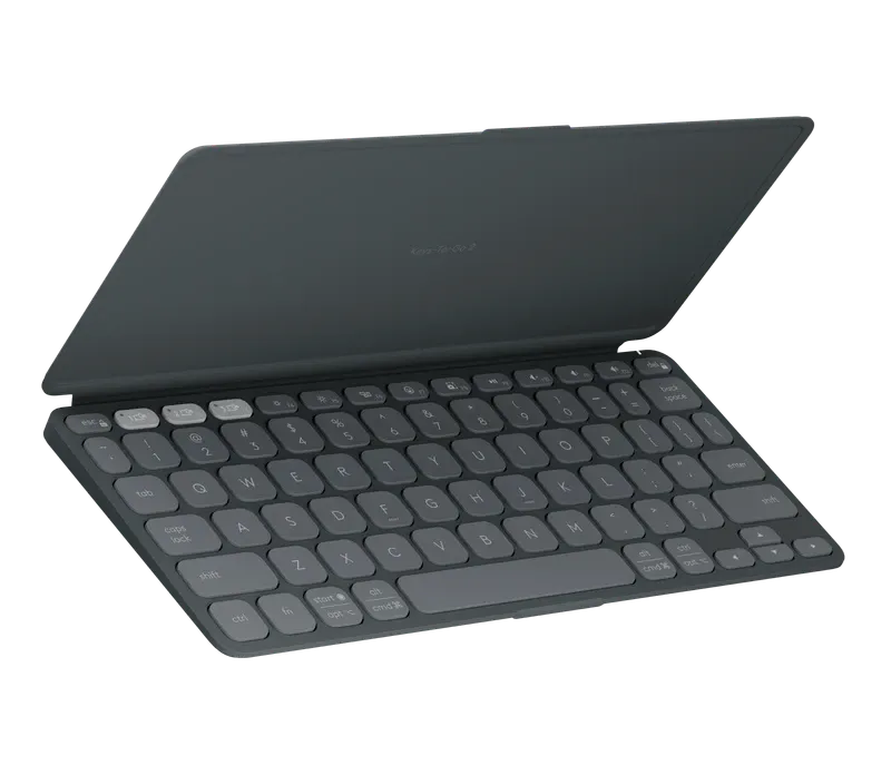 Logitech Keys-To-Go 2 Portable Bluetooth Wireless Keyboard with Built-in Cover - Graphite | 920-012917