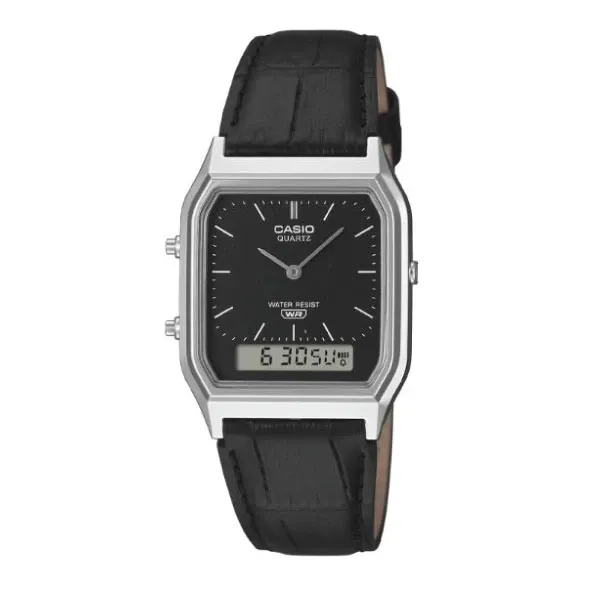 Casio Vintage Analog-Digital Unisex Watch - Black | AQ-230EL-1ADF