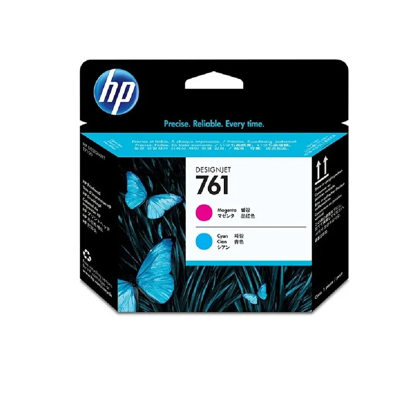 HP 761 Original DesignJet Printhead - Cyan & Magenta | CH646A