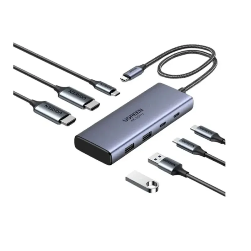 UGREEN Dual Display 7-in-1 USB-C Hub Docking Station | 45379
