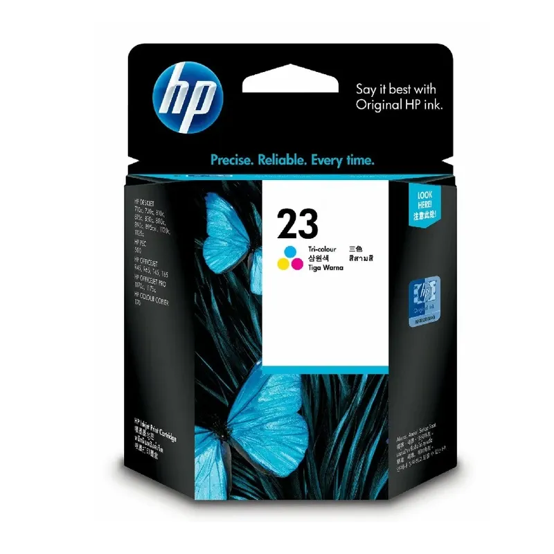 HP 23 Original Ink Cartridge - Tri-color | C1823A