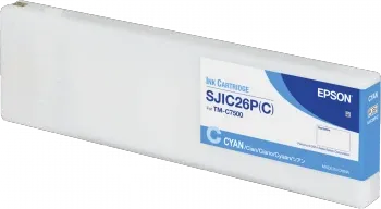 Epson SJIC26P(C): Ink cartridge for ColorWorks C7500 (Cyan) | C33S020619