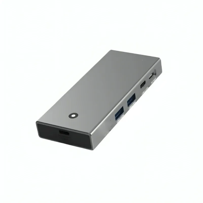 I-ways USB-C & A M.2 NVMe/SATA SSD Enclosure, UP TO 8TB, With Docking station | IW-MC403