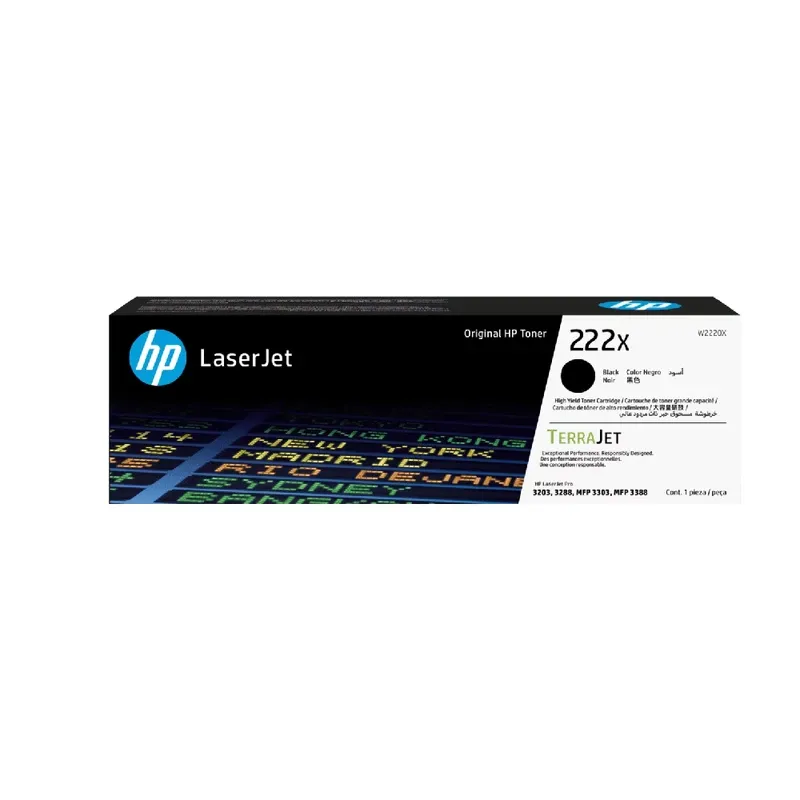 HP 222X High Yield Original LaserJet Toner - Black | W2220X