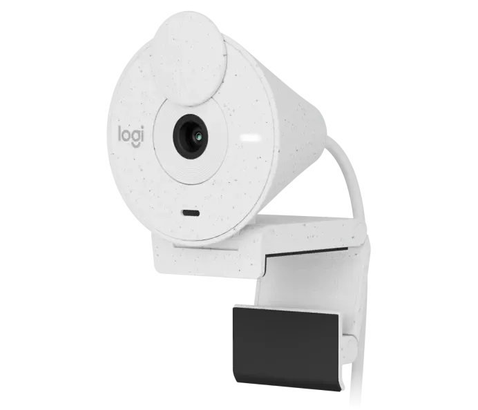 Logitech BRIO 300 Full HD 1080p Webcam, Off-White | 960-001440