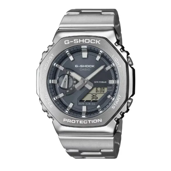 Casio G-SHOCK Casual Men Watch - Grey / Silver | GM-2110D-8ADR