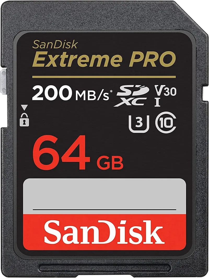SanDisk 64GB Extreme PRO SDXC UHS-I 200MB/S | SDSDXXU-64G-GN4IN