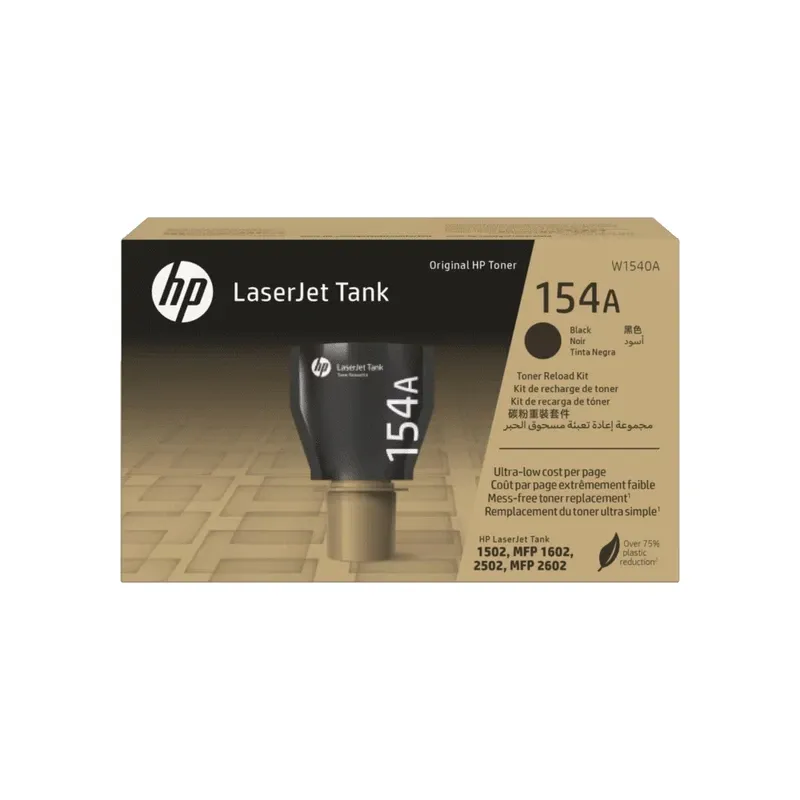 HP 154A Black Original LaserJet Tank Toner Reload Kit | W1540A