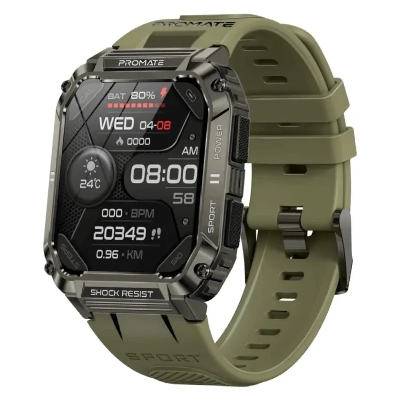 Promate ActivLife Smartwatch with Wireless BT Calling | XWATCH-S19.MNG