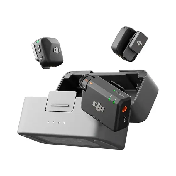 DJI Mic Mini Wireless Lavalier Microphone Kit - 2 Transmitters + 1 Receiver | BDJI-MC-DMMR01