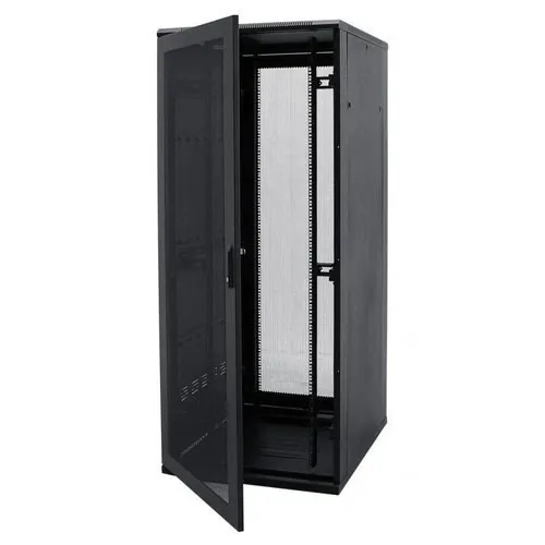 D-Link 32U (600*800mm) Floor Mount Rack with Glass Door | NFR-32U-6080- BL-GL