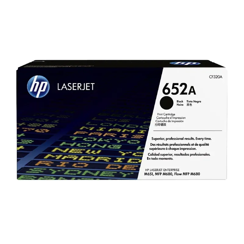 HP 652A Original LaserJet Toner Cartridge - Black | CF320A