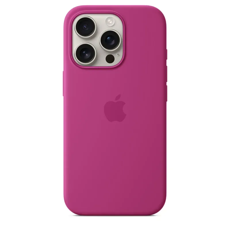 Apple iPhone 16 Pro Silicone Case with MagSafe – Fuchsia | MYYN3ZM/A