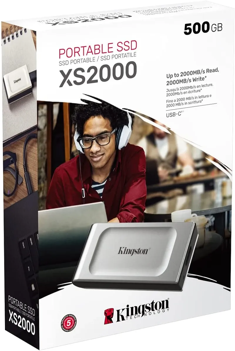 KINGSTON SSD 500GB XS2000 Portable SSD | SXS2000/500G