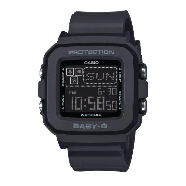 Casio Baby-G Unisex Digital Watch - Black | BGD-10-1DR