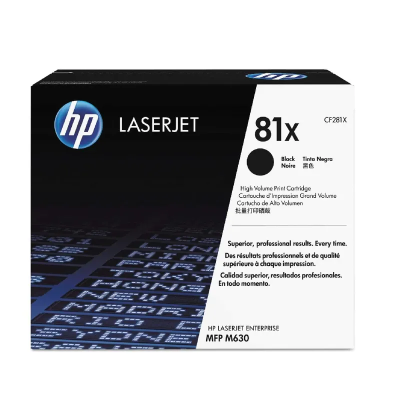 HP 81X High Yield Original Toner - Black | CF281X