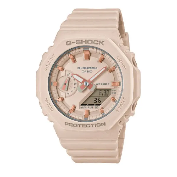 Casio G-SHOCK Casual Women Analog-Digital Watch - Beige | GMA-S2100-4ADR