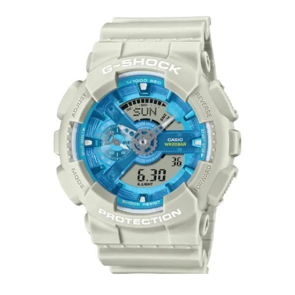 Casio G-SHOCK Analogue-Digital Men Watch - White | GA-110AS-5ADR