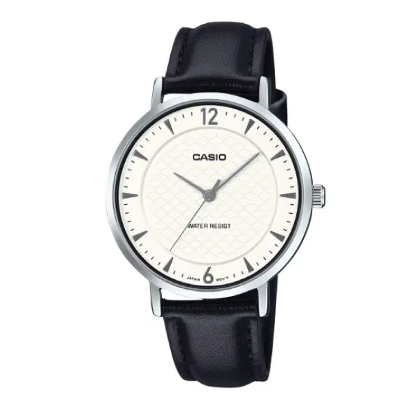 Casio Women 3-Hand Watch - Black / White | LTP-VT04L-7A2DF
