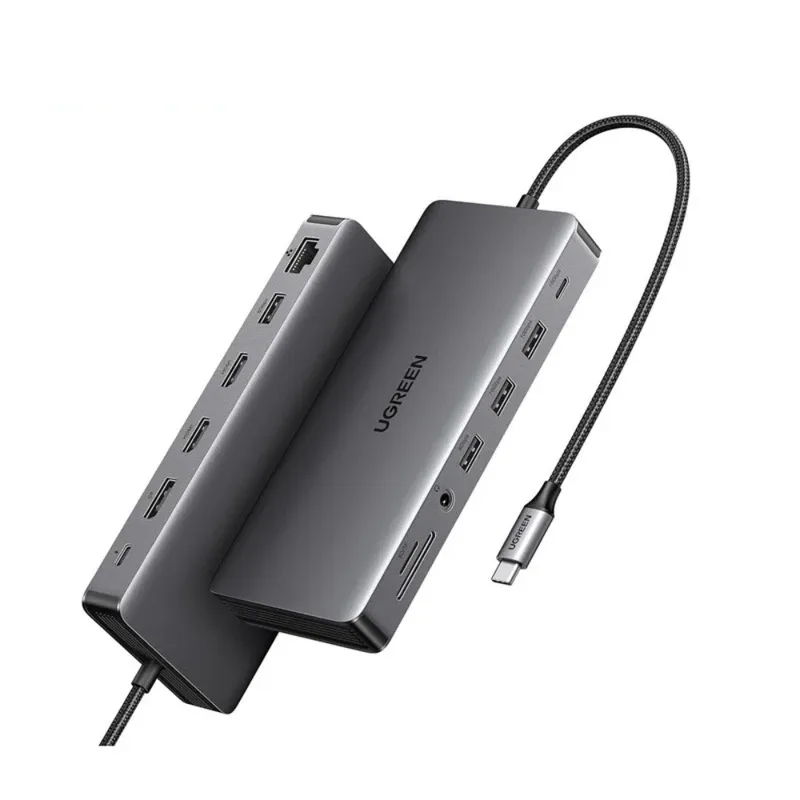 UGREEN REVODOK Pro 313 Triple Display 13-IN-1 USB-C HUB Docking Station Adapter Support Duplicate and Extended Mode | 15978