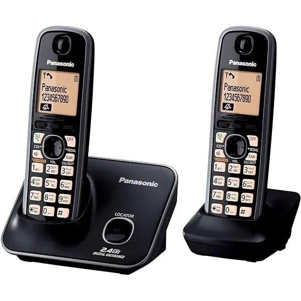 Panasonic Cordless Phone - 2 Handsets - Caller Id | KX-TG3712 US