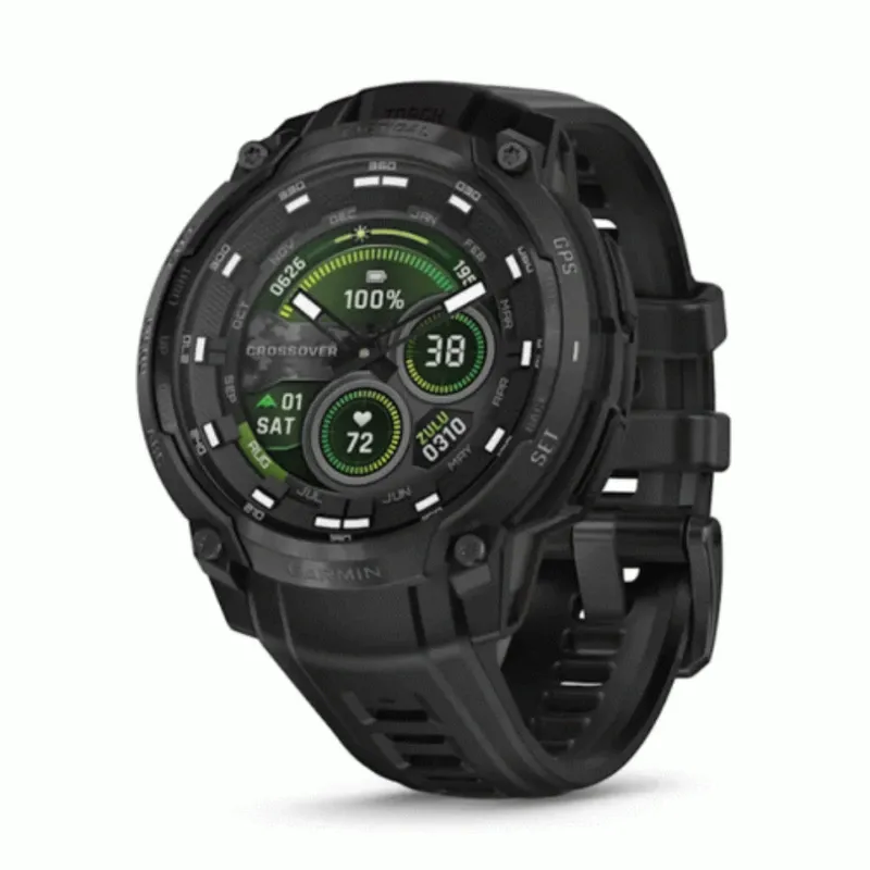 Garmin Instinct Crossover AMOLED Tactical Edition Black | 010-03398-02