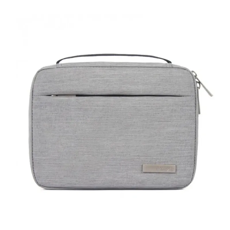 CanvasArtisan Electronic Organizer L10-31 Pouch Bag, Water-resistant, Light Gray | L10-31