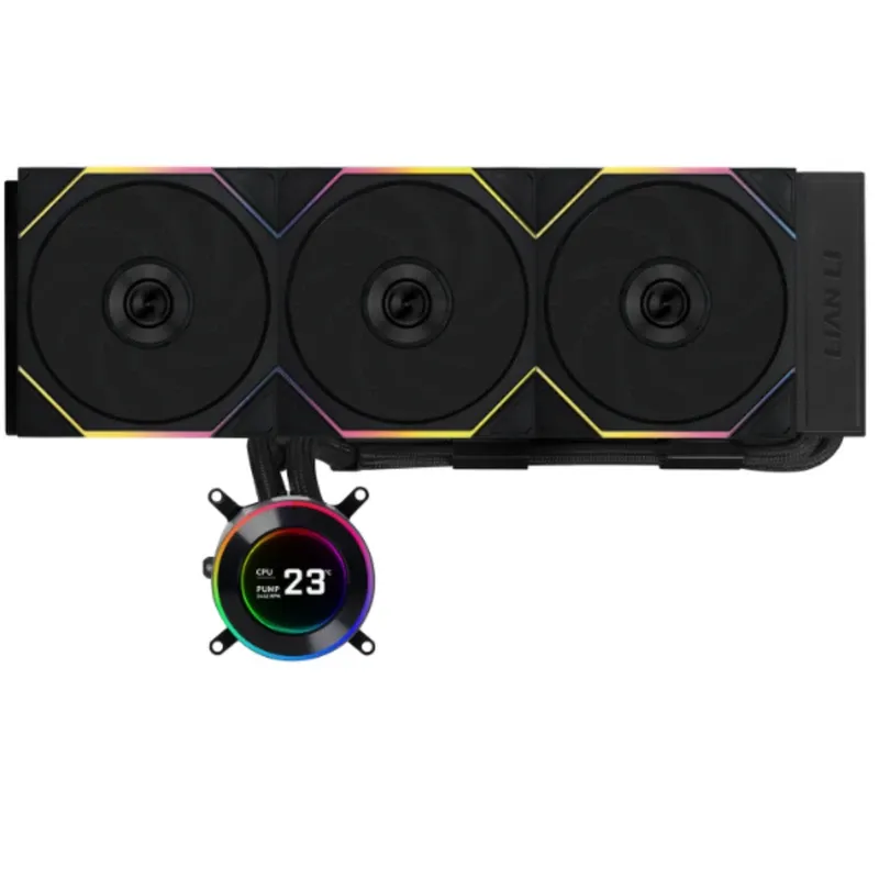 Lian Li HydroShift II LCD-C 360TL Black (With TL Wireless Fans & Wireless Controller) | G89.GHS2LCD36TB.00