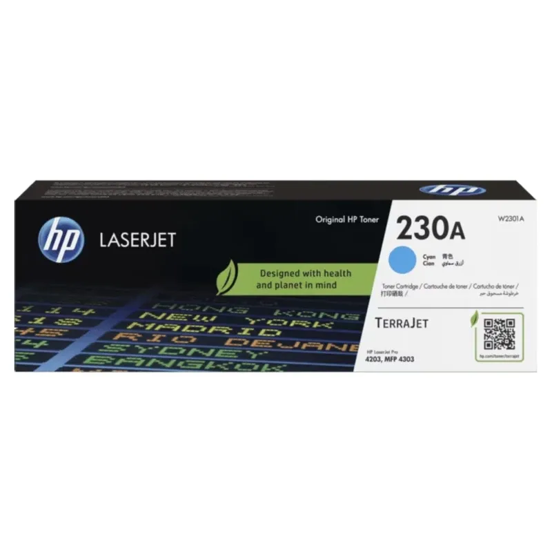 HP 230A Cyan Original LaserJet Toner Cartridge | W2301A
